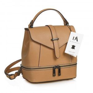 Rucsac dama din piele naturala DiAmanti Enna Cuoio